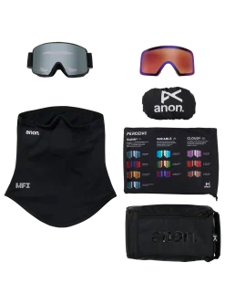 Anon M6S Brille + polarisiertes Perceive Brillenglas + MFI® Face Mask