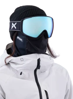 Anon M4S Low Bridge Fit Brille (torisch) + Zusatzbrillenglas + MFI® Face Mask