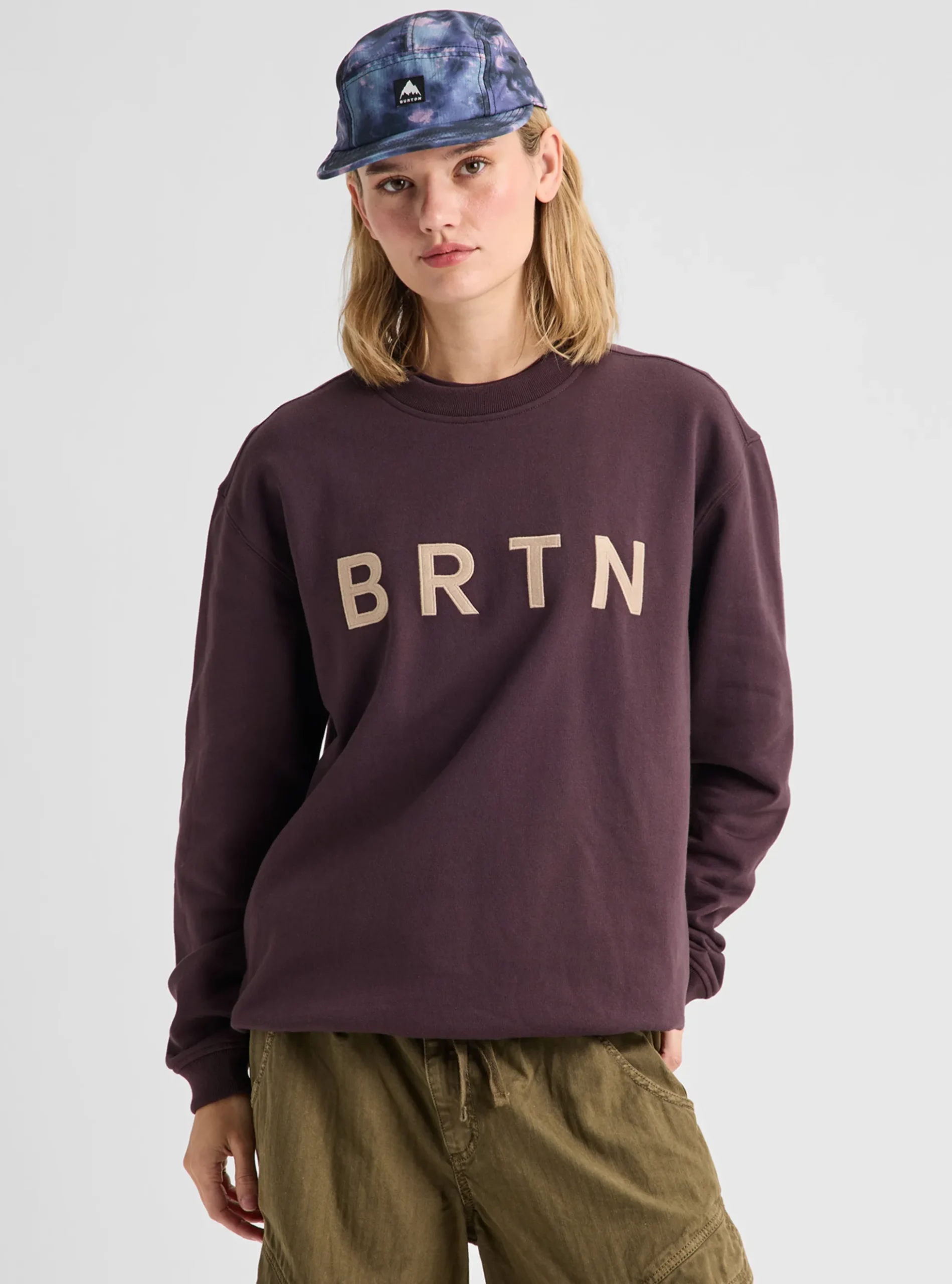 BRTN Sweatshirt mit Rundhalsausschnitt