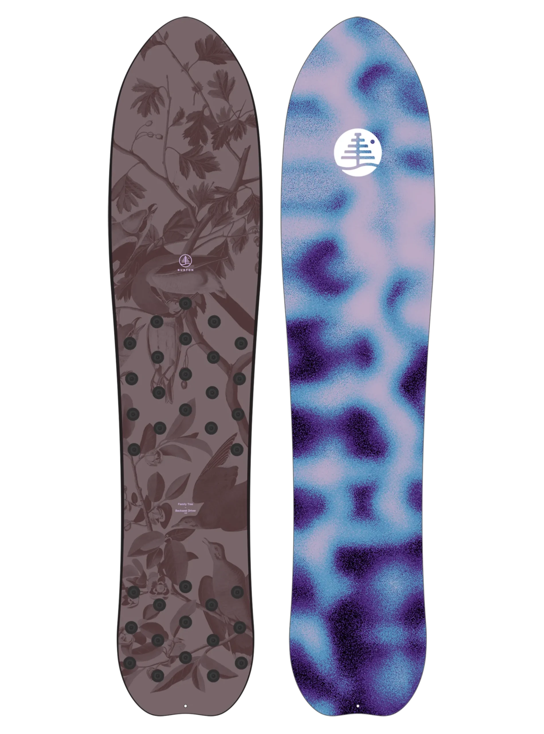 Burton Family Tree Backseat Driver Pow Surfing Snowboard