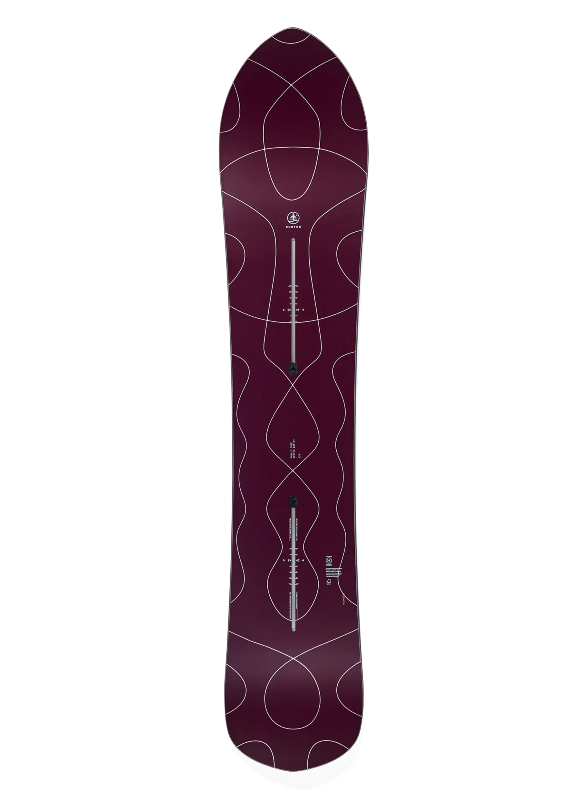 Burton Family Tree Sketch Artist Camber Snowboard