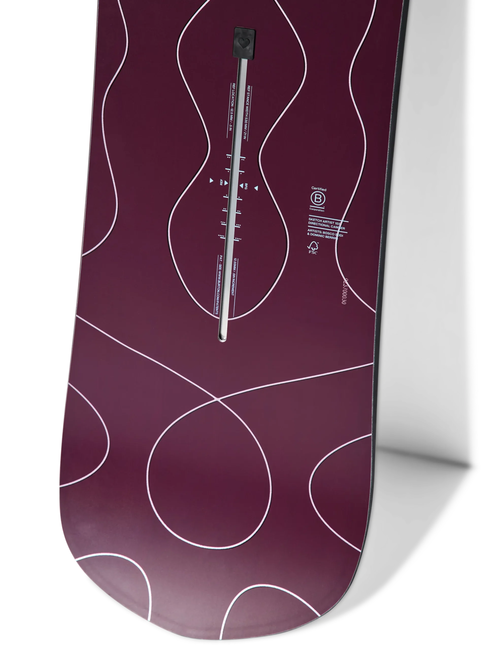 Burton Family Tree Sketch Artist Camber Snowboard