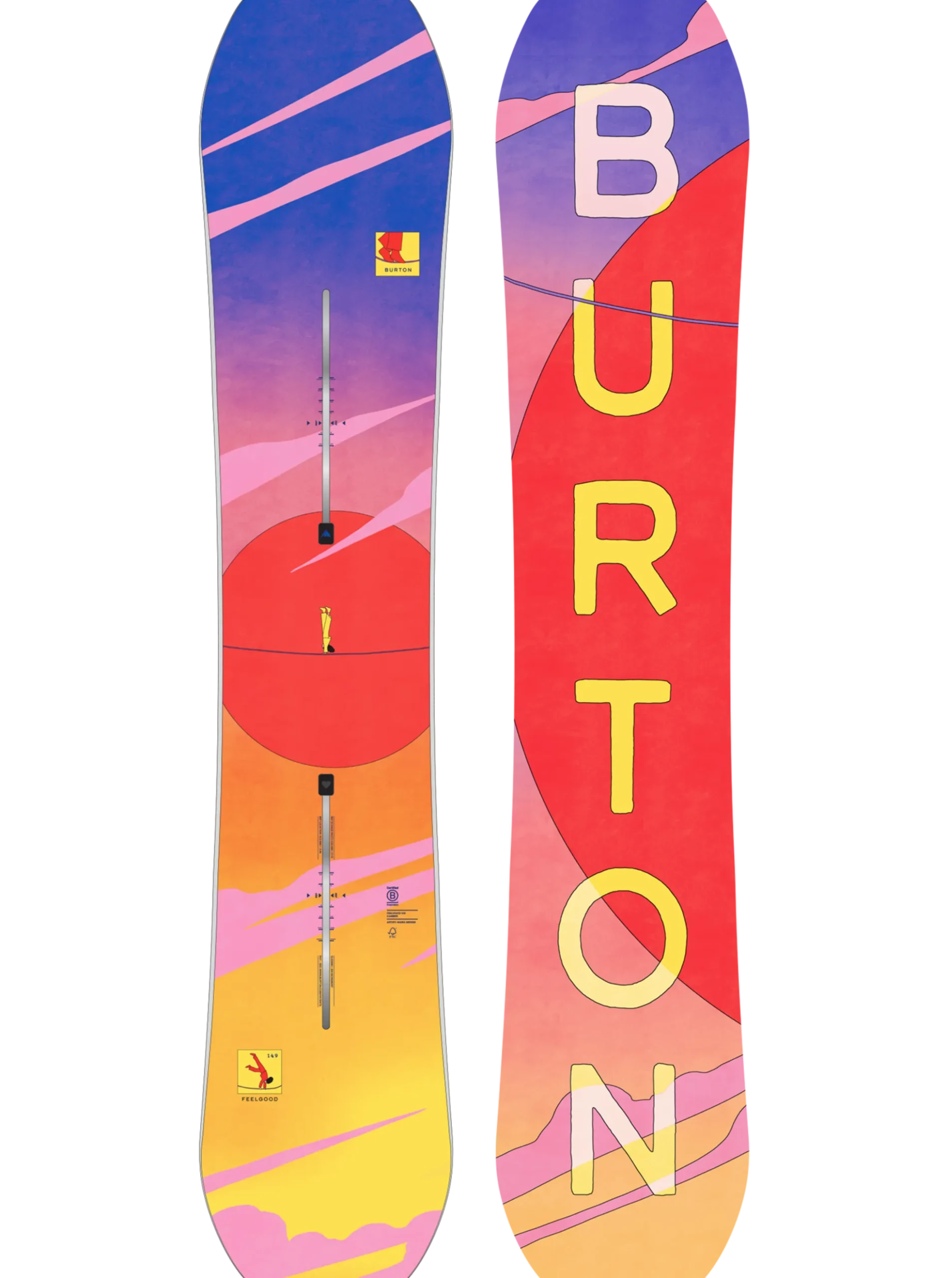 Burton Feelgood Camber Snowboard für Damen