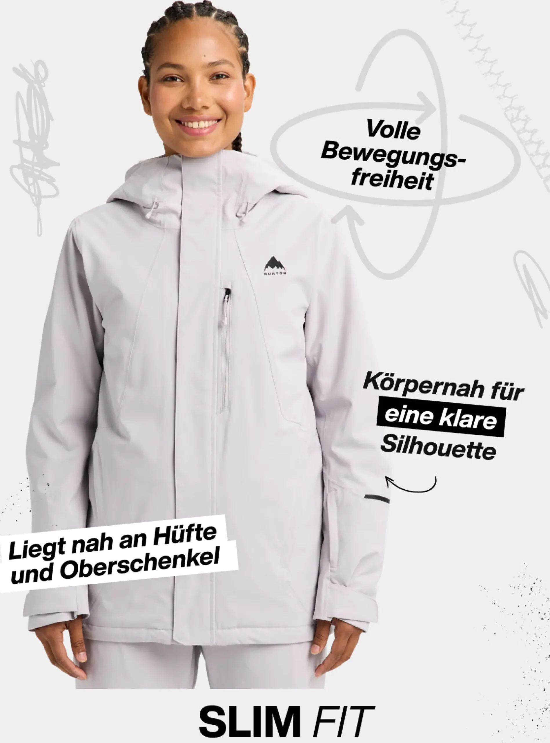 Burton Reserve 2L Insulator Stretch-Jacke für Damen