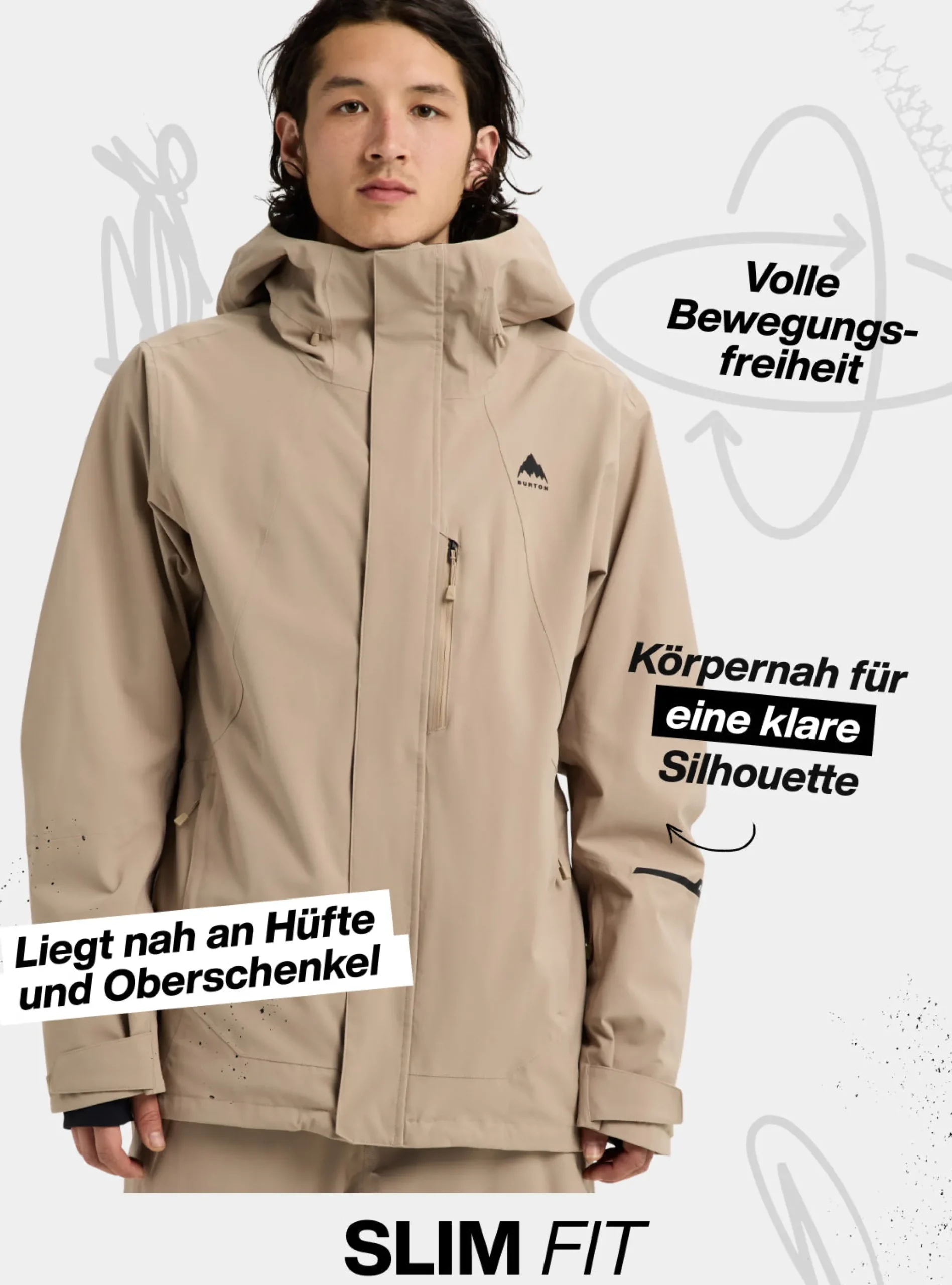 Burton Reserve 2L Stretch-Jacke für Herren