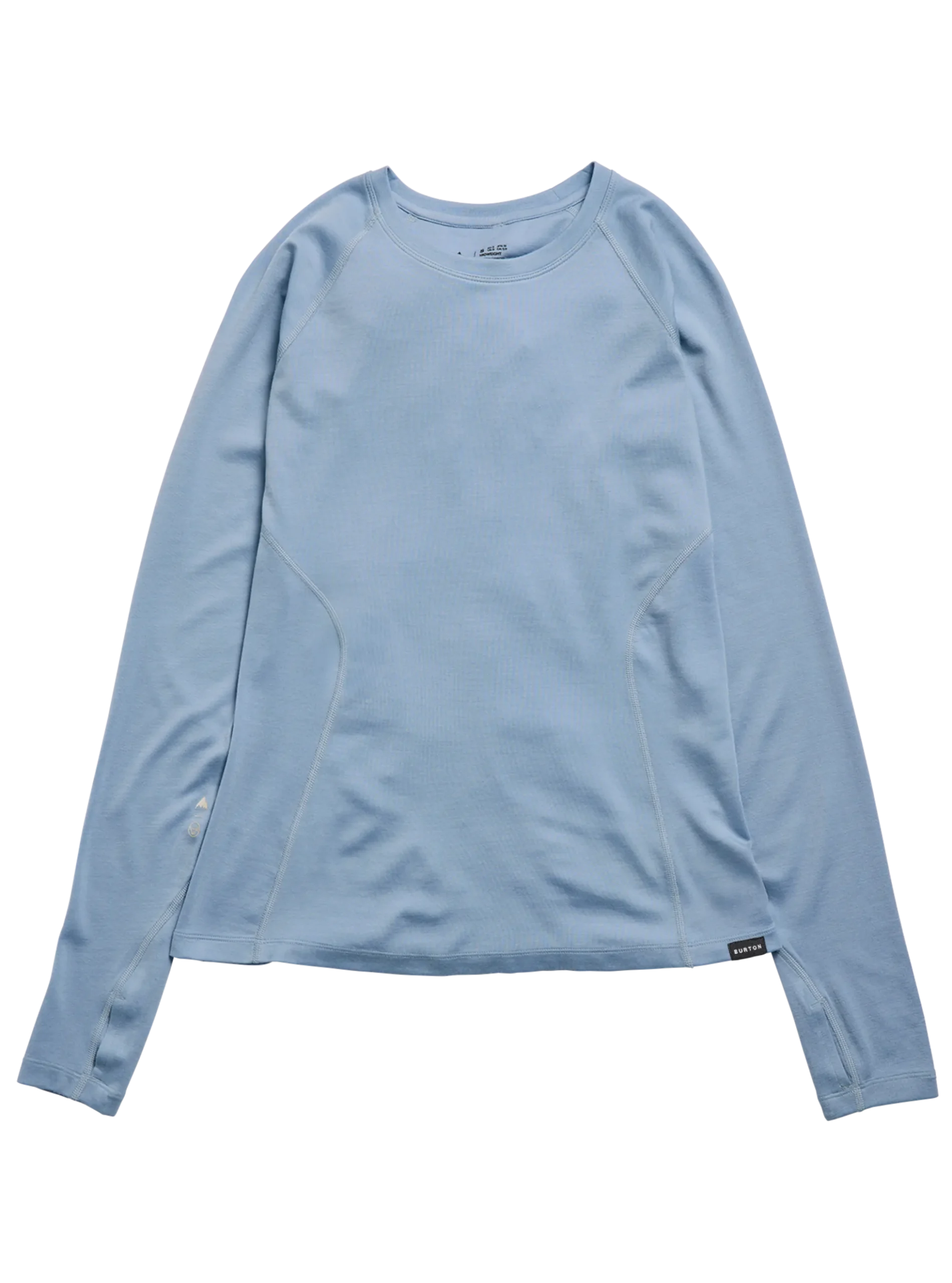 Damen Merino Blend Midweight Base Layer Crew