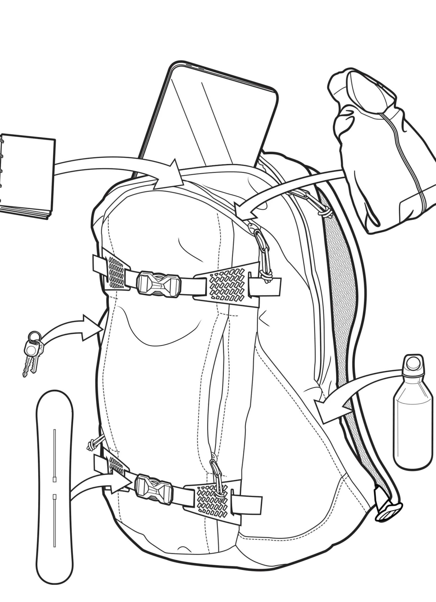 Day Hiker 22-Liter-Rucksack