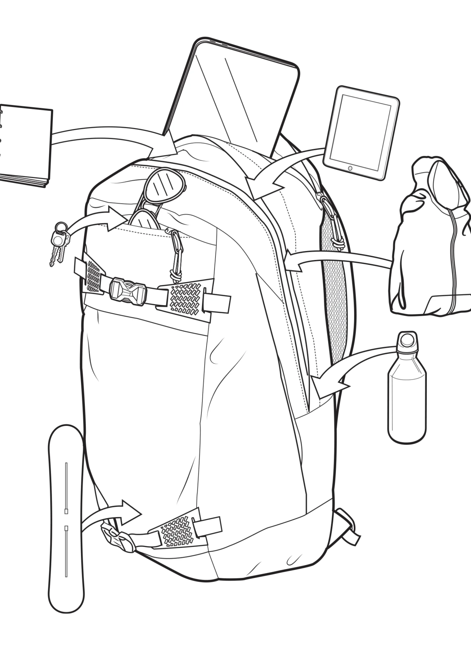 Day Hiker 30-Liter-Rucksack