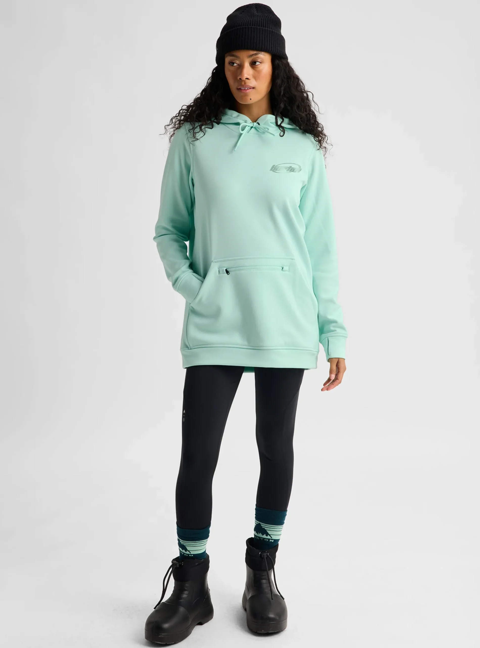 Oak Lang geschnittener Hoodie für Damen