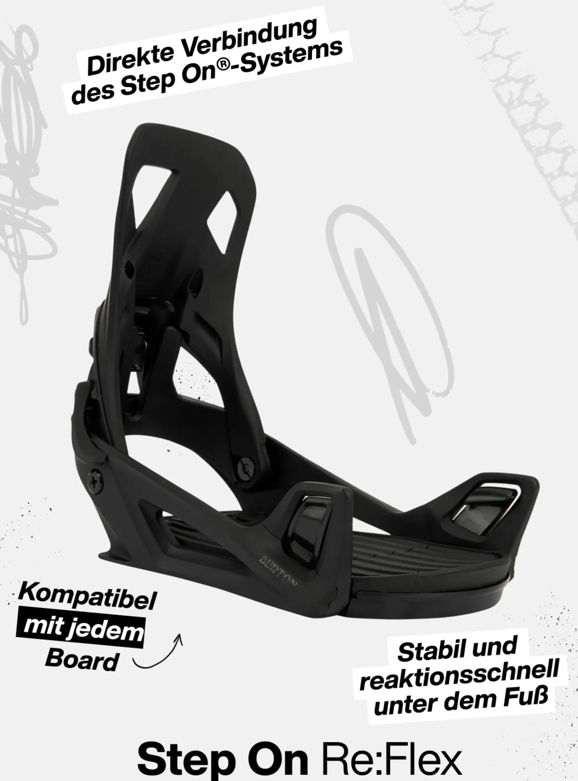 Step On® Re:Flex Snowboardbindungen für Herren