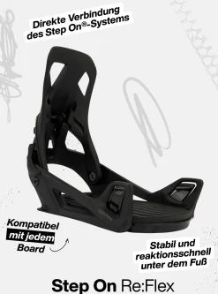 Step On® Re:Flex Snowboardbindungen für Damen