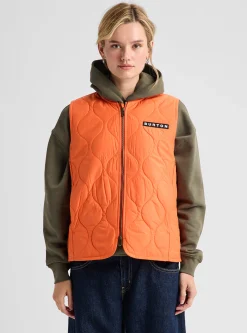 Synthetik-Steppweste für Damen